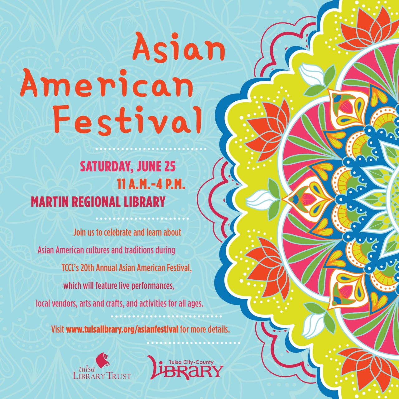 2022 Asian American Festival Tulsa Library
